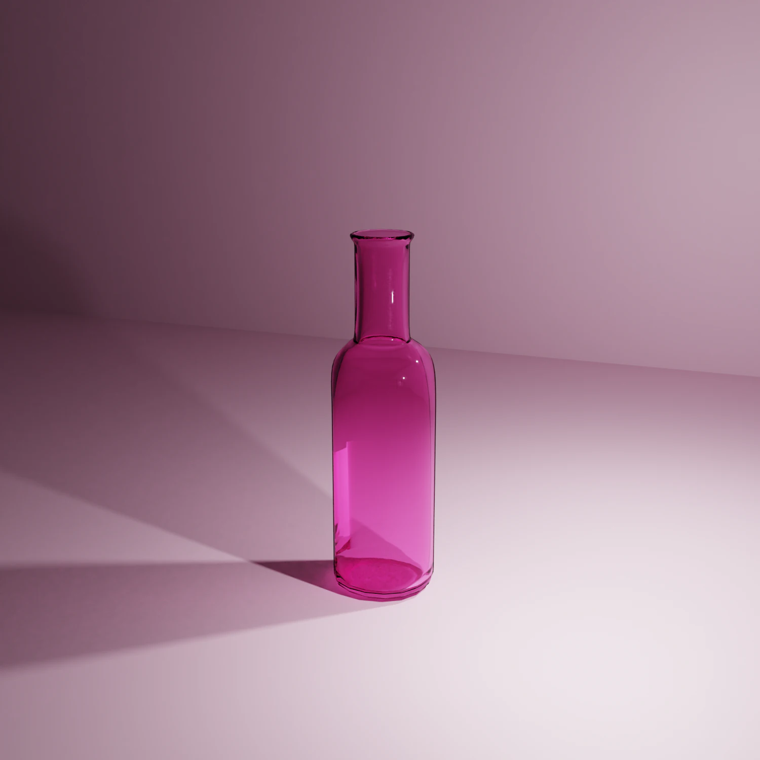 Pink bottle 3D Model .c4d .max .obj .3ds .fbx .stl .blend 