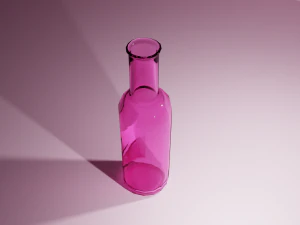 Pink bottle 3D Model