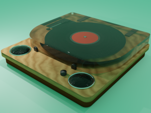 Record player 3D 模型