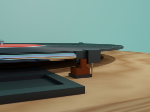 Record player 3D 모델