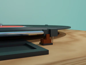 Record player 3D Model