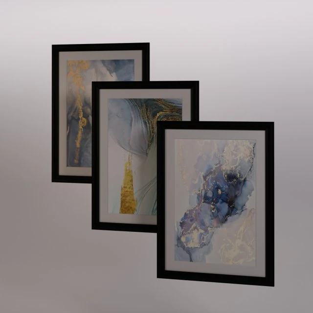 QUADROS CLÁSSICOS Modelo 3D .c4d .max .obj .3ds .fbx .stl .blend