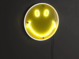 UŚMIECHNIĘTY KLASYCZNY NEON Model 3D