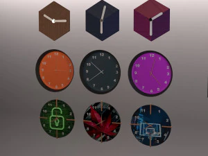 카탈로그 시계 3D 모델