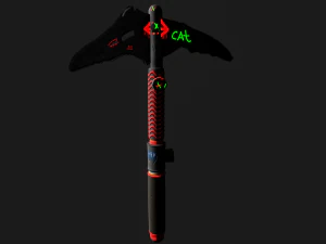 Low poly ice axe 3D Model