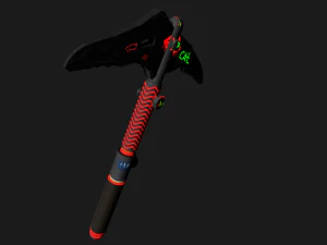 Low poly ice axe 3D Model