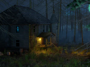 House old house haunted house ruined house old building old building horror ghostly horror 3D Model