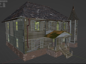 House old house haunted house ruined house old building old building horror ghostly horror 3D Модель