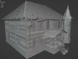House old house haunted house ruined house old building old building horror ghostly horror 3D Модель