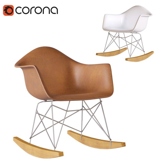 Rocking chair 3D 모델 .c4d .max .obj .3ds .fbx .stl .blend 