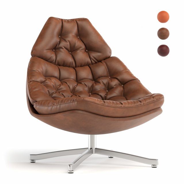 F588 Artifortchair 3D-Modell .c4d .max .obj .3ds .fbx .stl .blend 