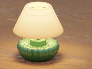 L&aacute;mpara de escritorio Low-poly Modelo 3D