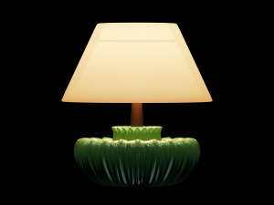 Desk lamp Low-poly Modèle 3D