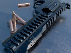 Nighthawk custom revolver 3D 模型