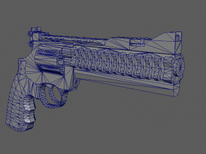 Nighthawk custom revolver 3D 模型