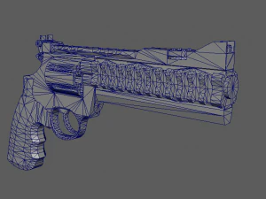 Nighthawk custom revolver 3D Model