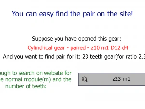 Шестерня цилиндрическая - спаренная - z75 м2 D154 d25 3D Принт Модель