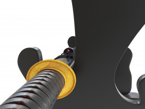 Samurai sword Modelo 3D