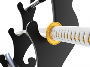 Samurai sword Modelo 3D