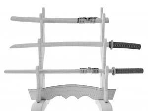 Samurai sword 3D Model