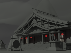 Monastery Model 3D