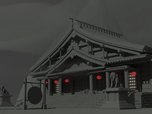 Monastery 3D Model