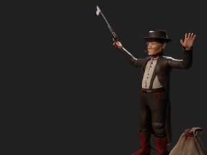 Bad grandfather 3Dモデル