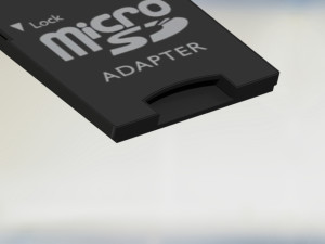Microsdadapter3Dmodel 3D Models