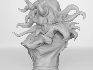 Nezuko rage mode 3d printable 3D Print Model