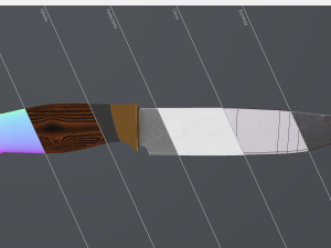 Knife Model 3D
