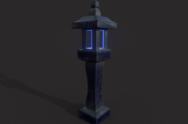 Japanes lamp Modèle 3D .c4d .max .obj .3ds .fbx .stl .blend 