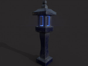 Japanes lamp 3D 模型