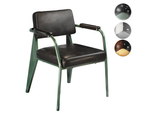 Cadeira de couro Modelo 3D