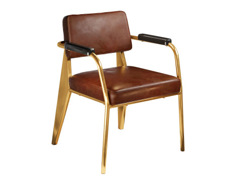 Leather chair Model 3D