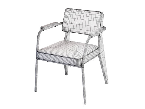 Leather chair Model 3D