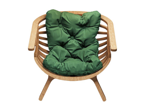 Chair seashell Modello 3D
