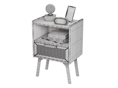 Bedside table 3D Модель