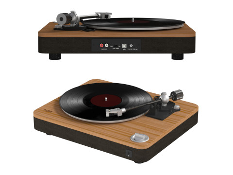 Vinyl Record Player Marley Stir it Up 3D Модель