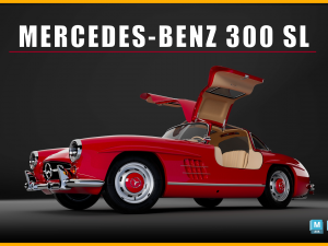 Mercedes-Benz 300 SL 3D Models