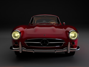 Mercedes-Benz 300 SL 3D Модель