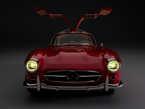 Mercedes-Benz 300 SL 3D Модель