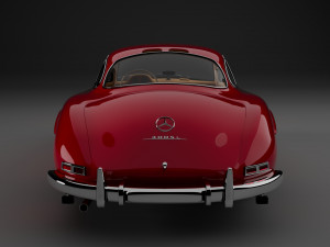 Mercedes-Benz 300 SL 3D Модель