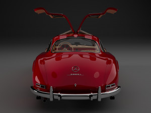Mercedes-Benz 300 SL 3D Модель