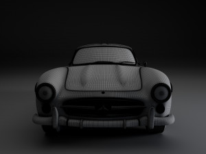 Mercedes-Benz 300 SL 3D Модель