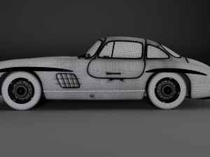 Mercedes-Benz 300 SL 3D Модель