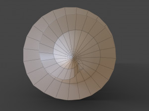 Phillips Flat Head Wood Screw 3D Model