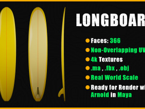10 Surfboard s UPDATE 3Dモデル
