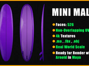 10 Surfboard s UPDATE 3D Model
