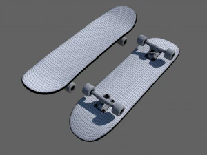 滑板 3D 模型