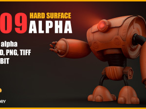 309 Hardsurface Alpha CG Textures